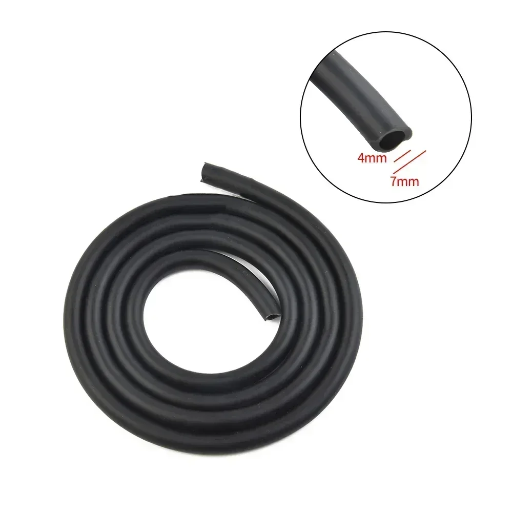 1pc 검정색 연료 라인 호스 NBR 4mm ID 7mm OD 디젤 가솔린 워터 호스 엔진 파이프 오토바이 가솔린 라인 혼다 스즈키