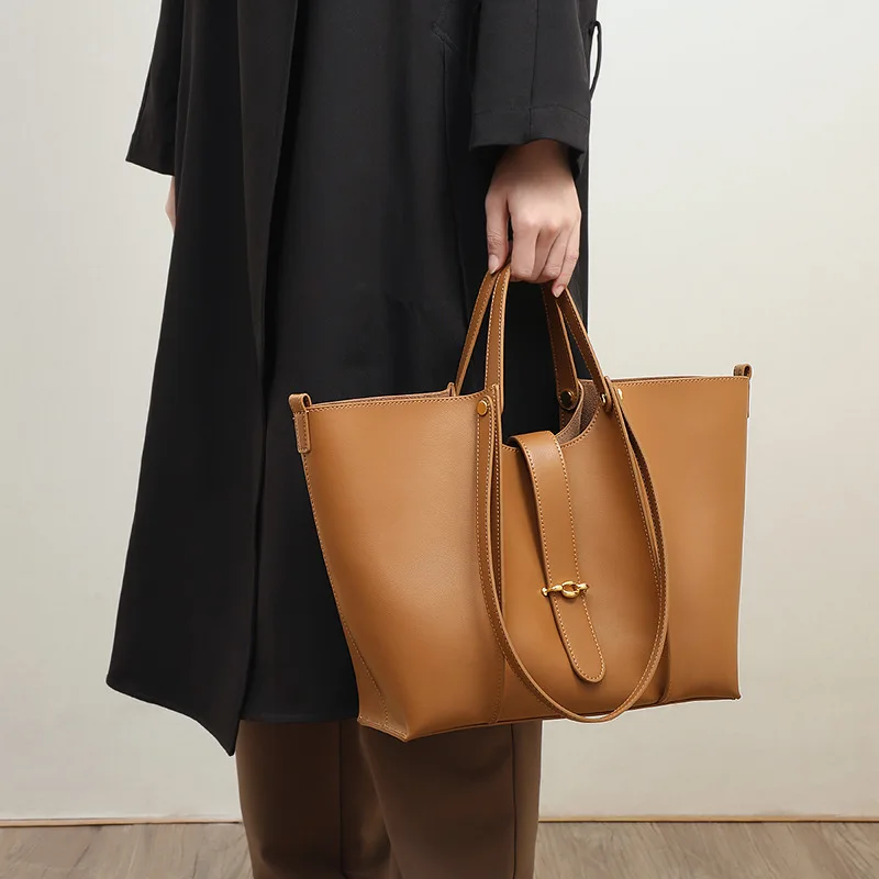 Womens Leather Tote Handbag