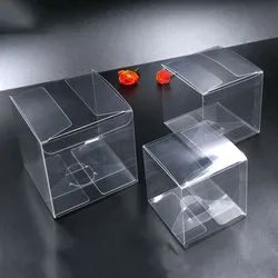 Plastic Clear Transparent PVC Box For Candy/Chocolate/Toys/Jewelry/ Display Boxes Storage Wedding Party Favor Gift Packaging Box
