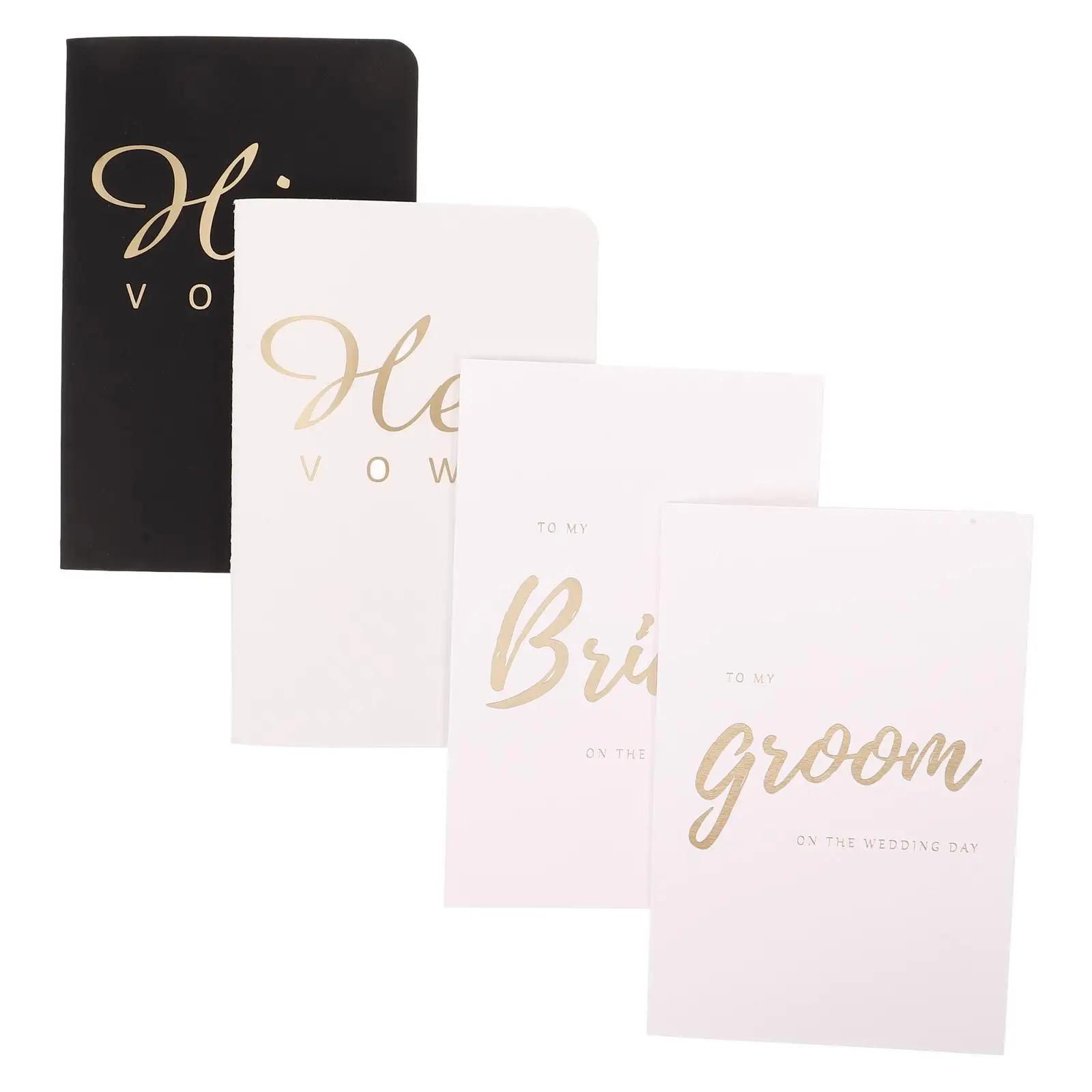 Wedding Speech Book All Stuff for Weddings Commemorate His and Hers Engagement Present Paper Notebooks Vow Bridegroom