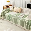 Tassel Sofa Cover Universal Couch Towel Dust Proof Sofa Cushion Cover Anti-cat Scratch Protection Cover Sofa Blanket Carpet 3