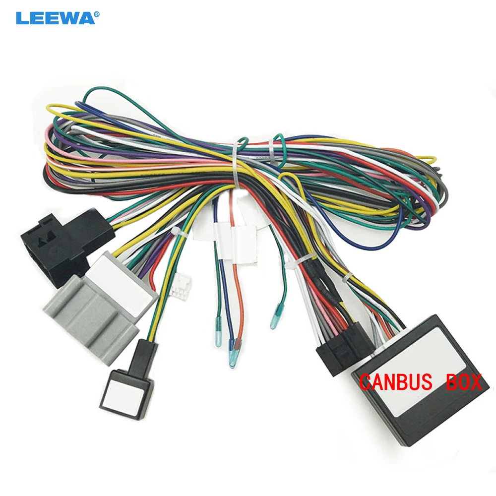 Leewa carro áudio rádio dvd android 16pin adaptador de cabo de ...