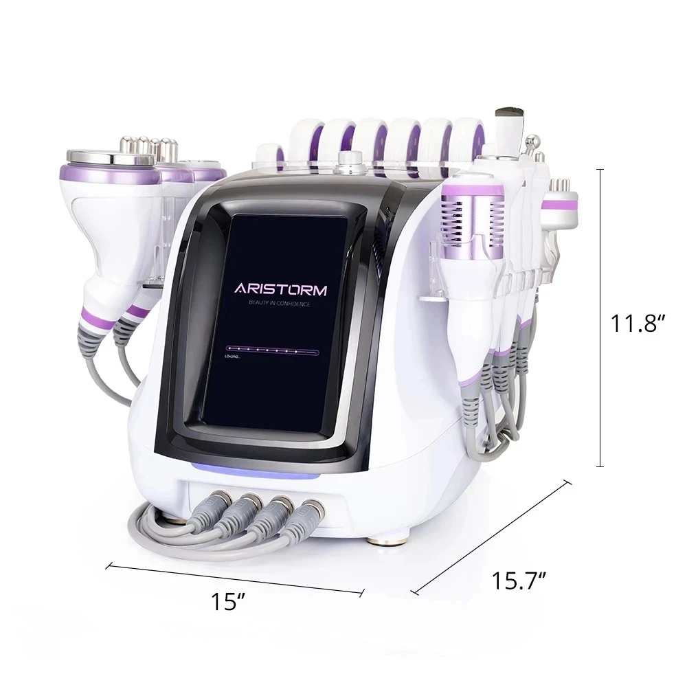 Newest Technology 10 in 1 Ultrasonic 30K Cavitation RF Slimming Vacuum RF Hot & Cold Hammer Slimming Beauty Machine 2