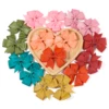 20pcs/set Sweet Random Candy Color Bow Hair Clip for Baby Girls Cute Ribbon Hairpin Kids Headwear Kids Hair Accessories Gifts 2
