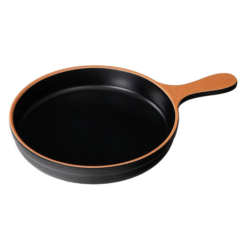 Plastic Tableware Plates Commercial Catering Restaurants Creative Dish Plates Plastic Handle