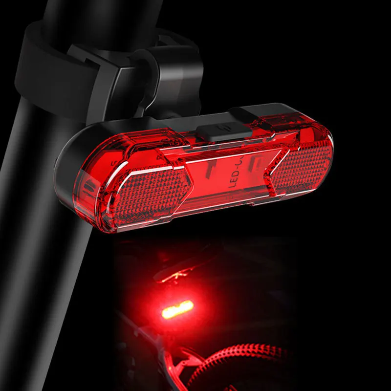 

Bicycle Light Bicycle Tail USB Rechargeable Flashlight Front Rear Light Lantern Rear Light Bike High Visibility