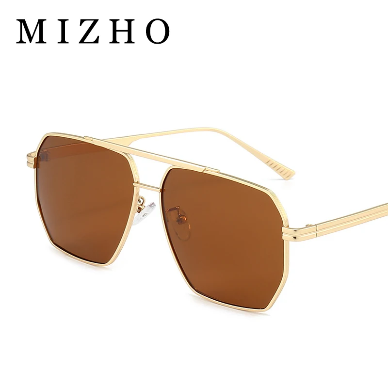 MIZHO Flip Mirrored Celebrity Sunglasses Women Vintage Square