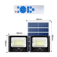 

120W High Bright Light Bead Light Control Remote Control Timing 180LED Solar Powered Light Outdoors Motion Sensor Sunlight