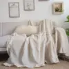 Sofa Cover Plain Color Garden Flounces Elegant Multi Functional Couch Chair Cover Thick Retro American Factory Direct Supply 3