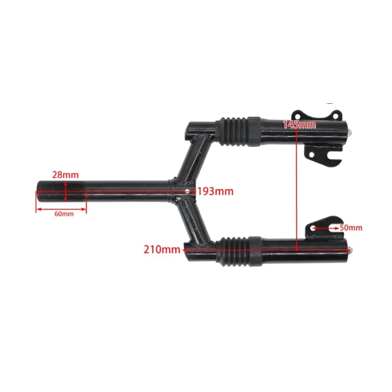 

The front shock absorber trident tree assembly is suitable for the small surfing of 43CC two stroke scooter