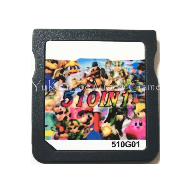 New 510 in 1 DS Cartridge Video Game Memory Card for Nintendo Console