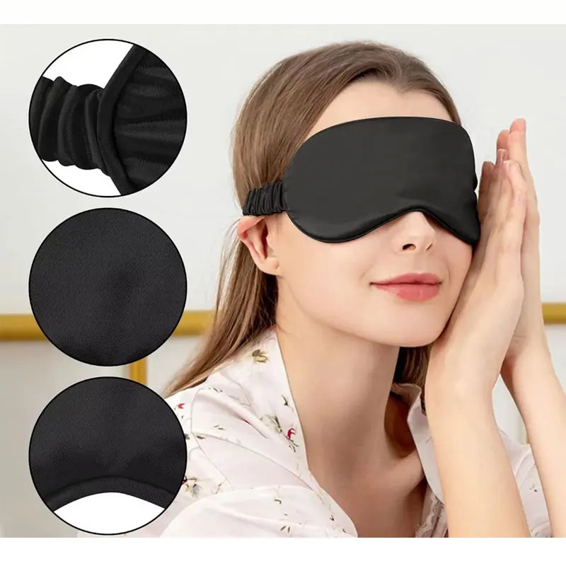Silk Comfort Sleep Mask – Soft, Lightweight Blackout Eye Cover for Restful Sleep