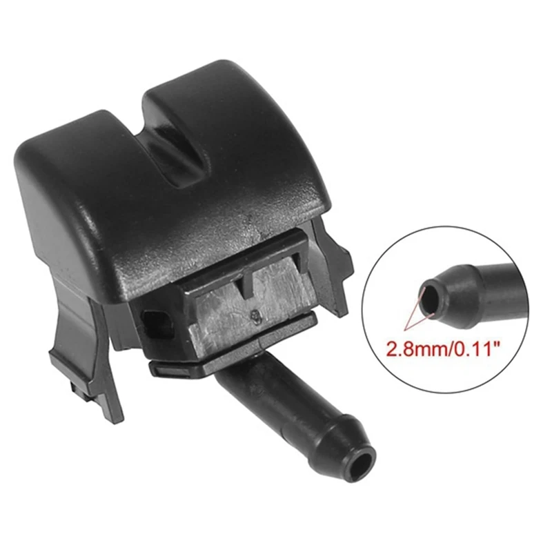 2PCS Front Left&Right Windshield Heated Washer Sprayer Nozzle Jet  