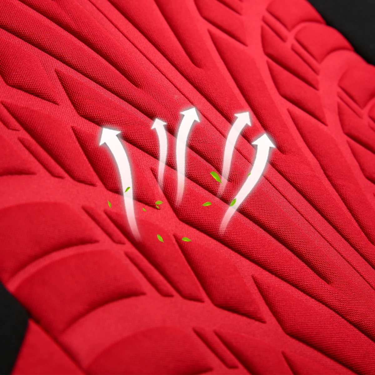 Встановлені чохли на задньому ряду сидінь