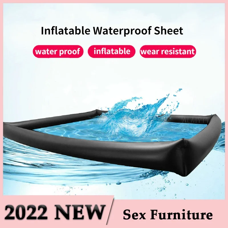 PVC Inflatable Waterproof Sex Bed Sheets To Enhance Couple's Pleasure Sex Furniture Adult Play Toy Sheets Toys For Couple