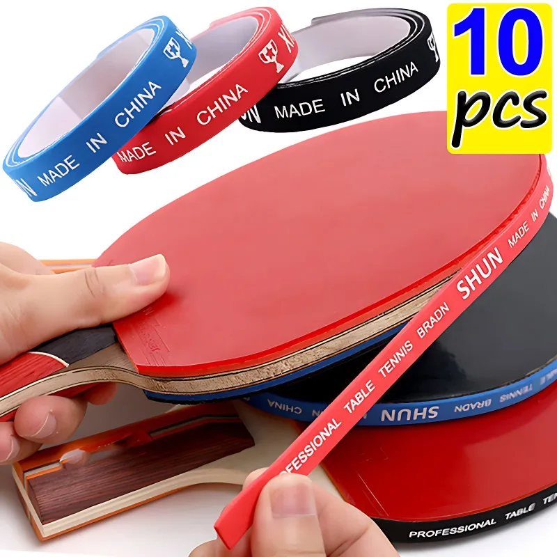 Table Tennis Racket Tape Table Tennis Protector 2/10Pcs Thickened Table Tennis Racket Edge Tape Professional Accessories Ping Pong Bat Protective Side Tape