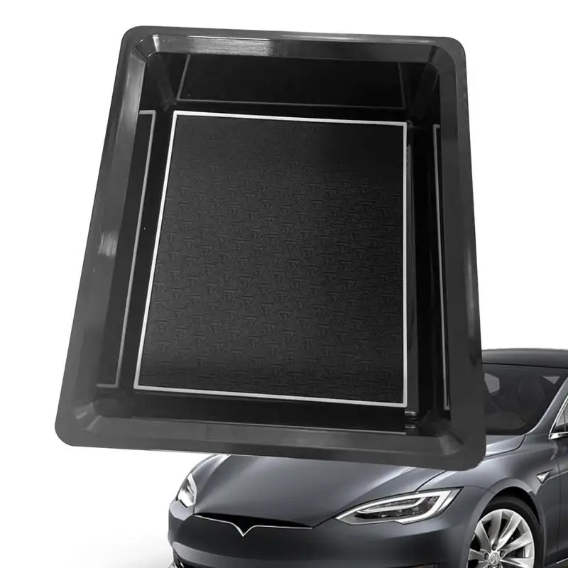 

Armrest Box Upgraded Anti-slip ABS Organizer Containers Front And Rear Storage Boxes Car Accessorie Control &Privacy Box For Car