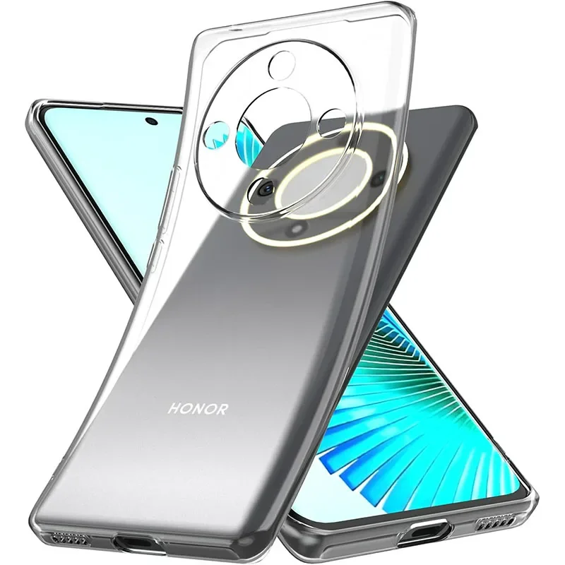 Premium Clear Silicone Shockproof Phone Case - Ultra Thin & Soft Protective Cover