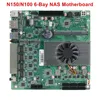 4*2.5G i226 12th Gen Intel N150 N100 NAS Motherboard 6-Bay 6*SATA3.0 PCIE X1 1*DDR5 4800MHz Soft Routing Firewall ITX Mainboard 2