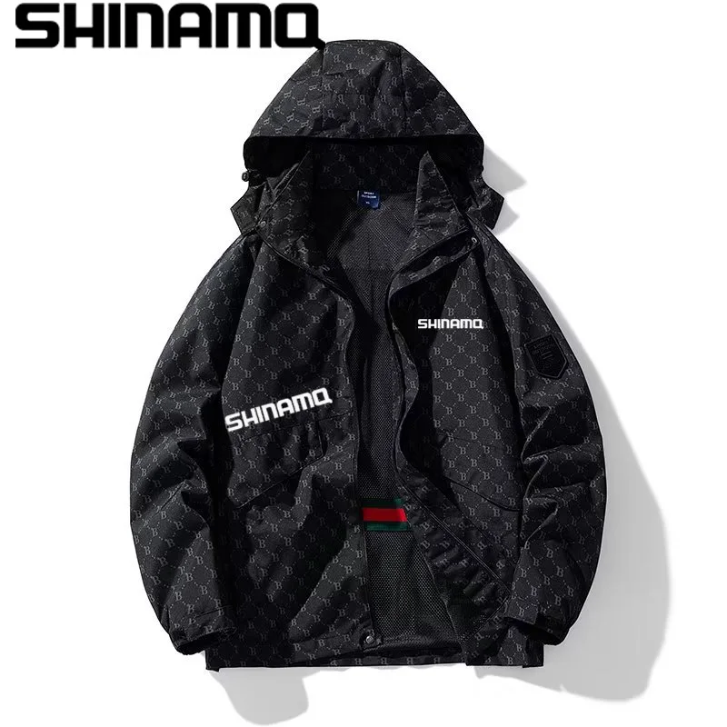 

2023 New Autumn Fishing Suit Men's Outdoor Mountaineering Breathable Windproof Jacket Hiking Casual Work Suit Charge Coat