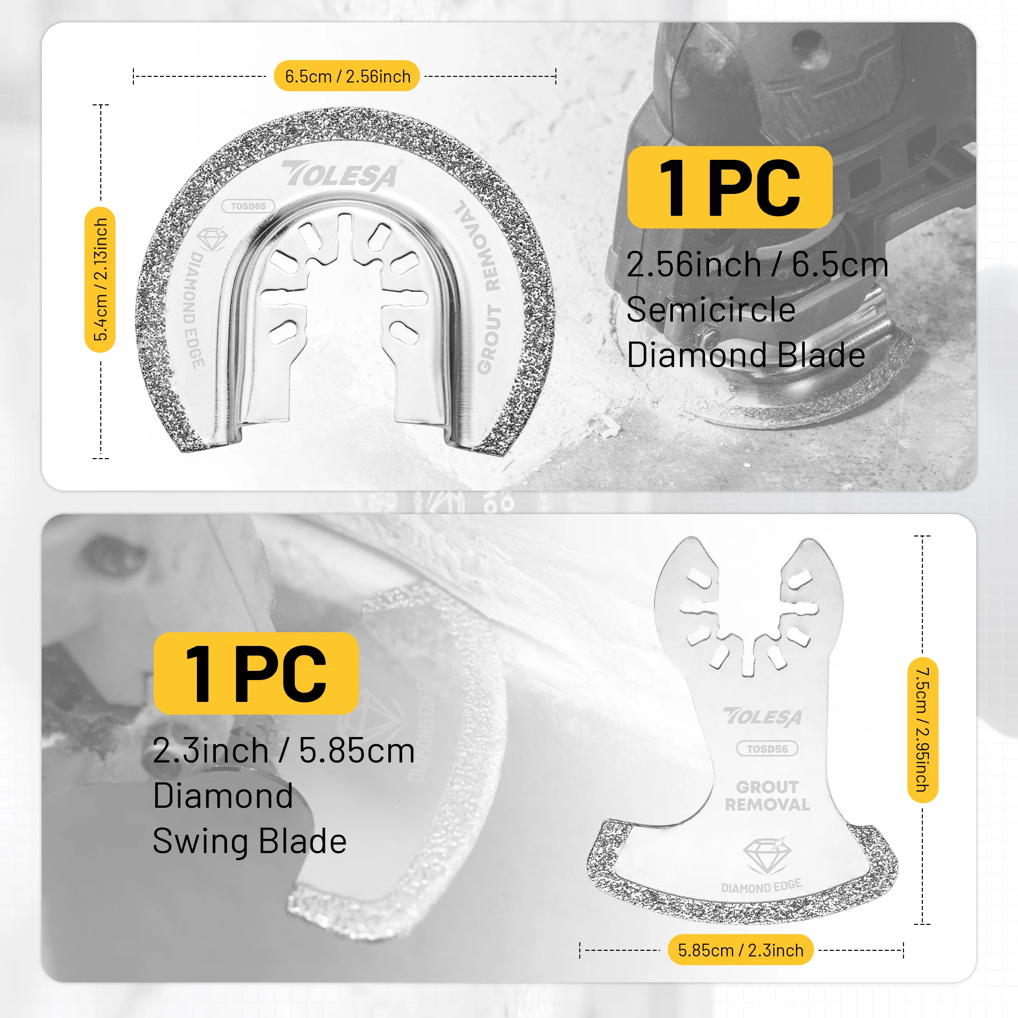 Snapklik.co : TOLESA 3 Inch Cut Off Wheels, Carbide Cutting Disc - View #5