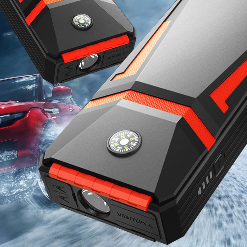 Car Battery Jump Starter 30000mAh Portable Power Bank Battery Booster With LED Flashlight Emergency Starter For Gasoline Diesel battery jump starter