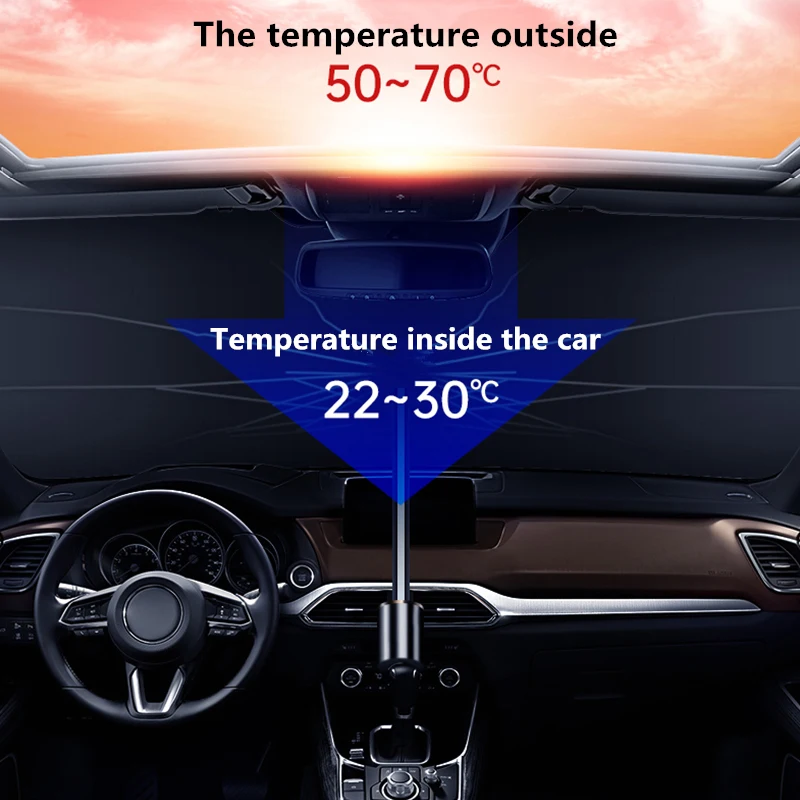 Car Front Windshield Umbrella, Sunshade, Front Shading, For BYD Atto 3 Act 3 Tang F3 E6 Dmi Yuan Song plus EV, Car Accessories