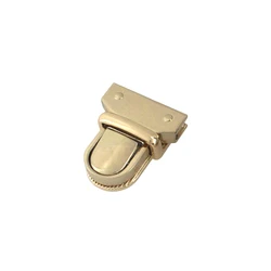 Enhanced Metal Press Lock for Bags and Leather Crafts (Light gold)