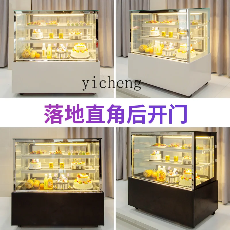 ZK Cake Refrigerated Display Cabinet Commercial Cooked Dessert Cabinet Air-Cooled Pastry Mousse Cabinet 2