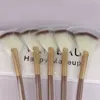 1/3/5/9Pcs Slim Soft Facial Fan Brush,Makeup Cosmetic Multi Use,Mask Brush Makeup Brush Tool Set 6