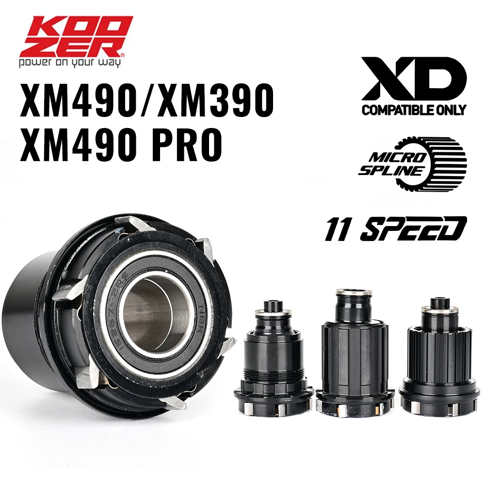 Koozer Freilaufkörper Konverter für XM490 XM490 PRO BM440 XM460 XD HG MS 8-12S QR Thru Endkappen Adapter MTB Nabe – Detail 13