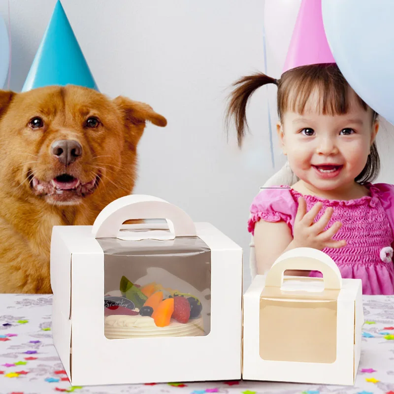 1/3/6pcs High Capacity Cake Packing Boxes with Clear Window, Multi Size Bakery Gift Box... - SKU HCCB0756 - UGI Packaging