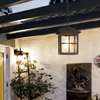 Vintage Outdoor Ceiling Pendant Lights Europe Style Hanging Light Retro Chandelier for Courtyard Garden Balcony Landscape Lamp 6