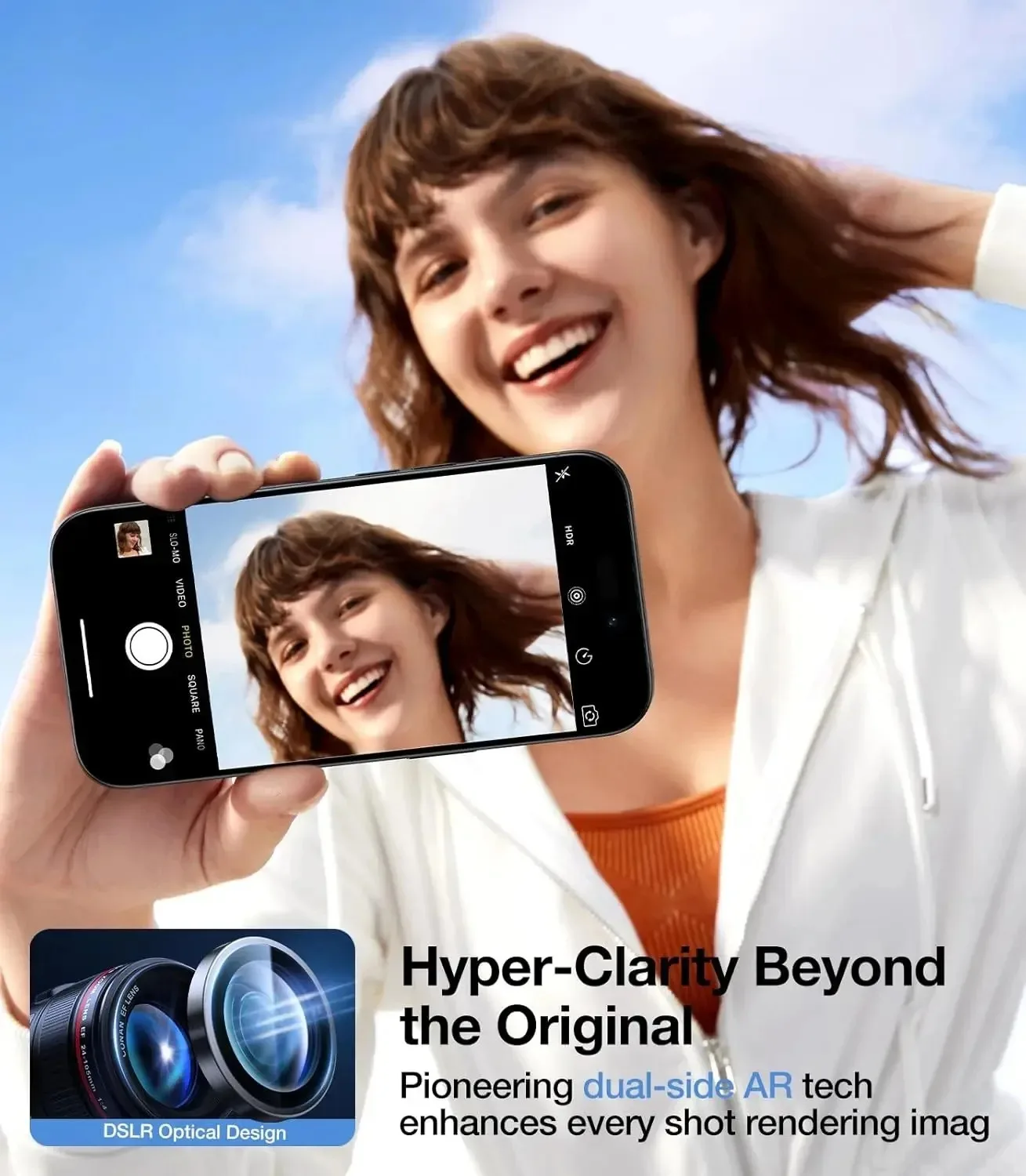 Premium Anti-Scratch HD Camera Lens Protector Film - Easy Install Phone Lens Cover