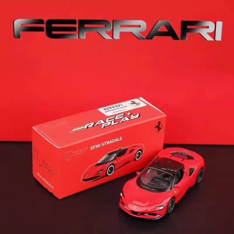 Bburago1:64 فيراري SP3 458 599 ENZO F12 نموذج مجموعة صغيرة سيارة سبيكة لعبة مجسمة هدية المشهد الديكور الكلاسيكية ورائعة