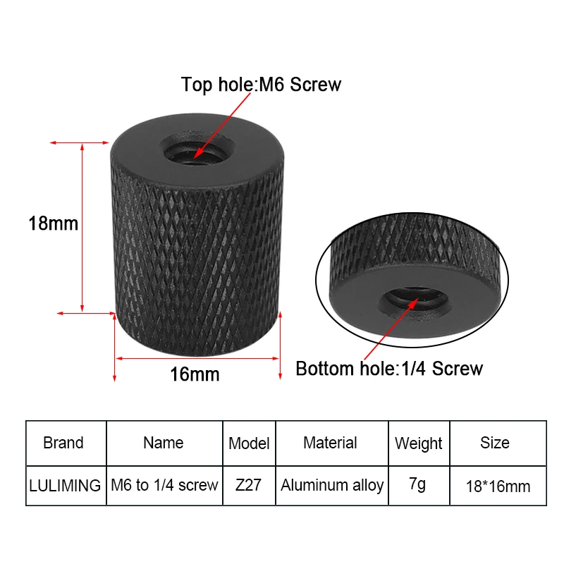 1/4 카메라 삼각대 볼헤드 변환 나사, 여성-여성 1/4 3/8 M4 M5 M6 M8 M10, 카메라 사진 스튜디오 액세서리