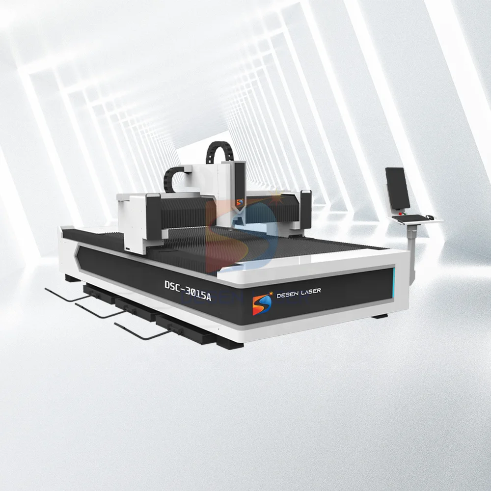

Desen Laser DSC-3015A 1000W-6000W Single Bed Metal Sheet CNC Fiber Laser Cutting Machine