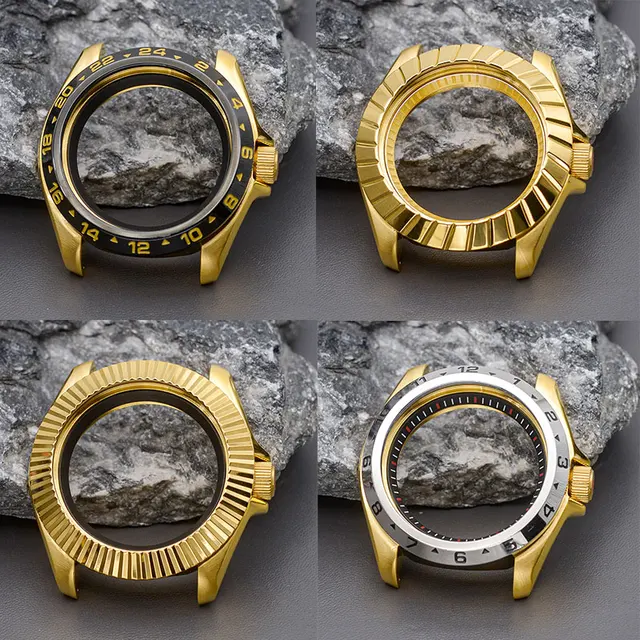 Caja de reloj Mod compatible con NH36 NH35 7S 4R, movimiento