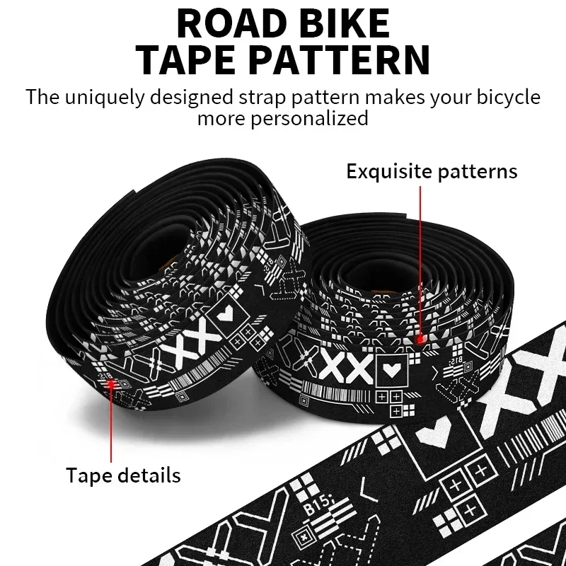 Bike handlebar tape shock-absorption cycling wrap