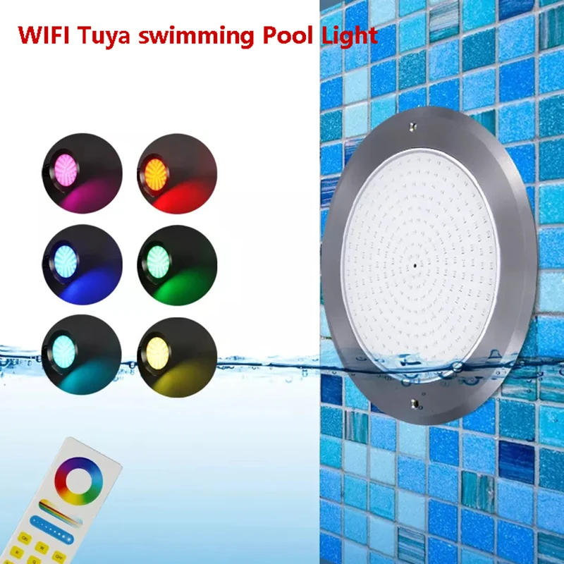 8mm Slim LED Pool Light 10W SS - LED Swimming Pool Light