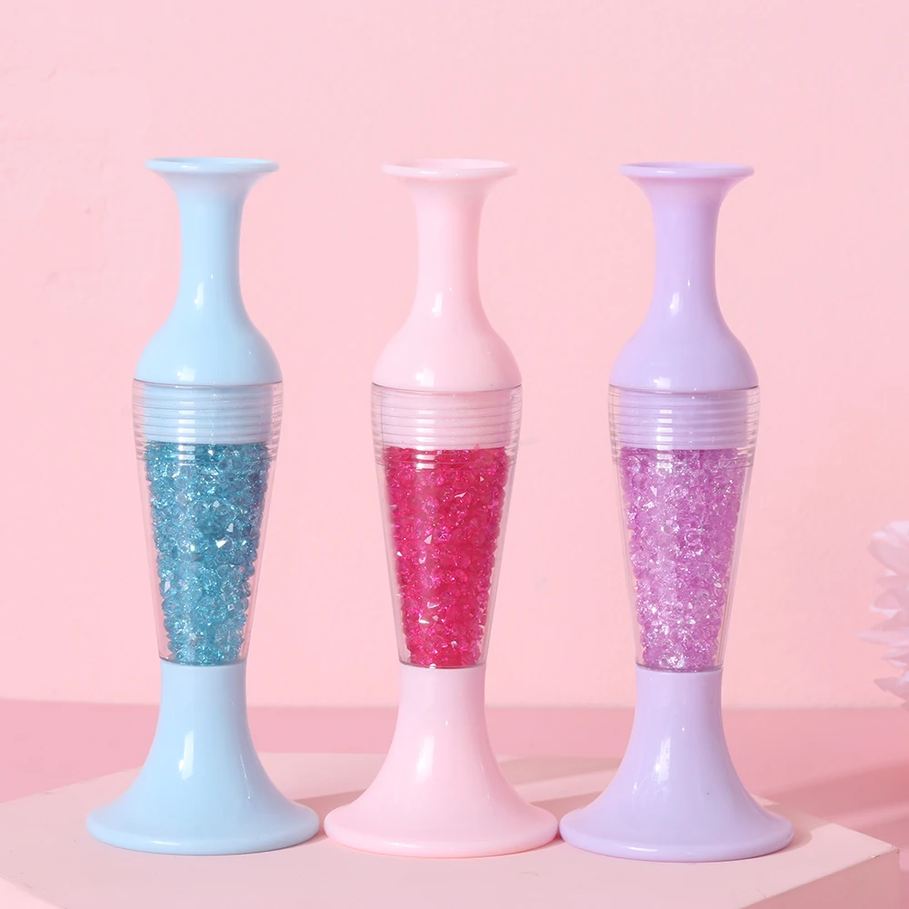 Diamond Painting Pen Diamond Painting Accessories 5D Point Drill Flower Pot Shape Standable Cross Stitch Embroidery Tool