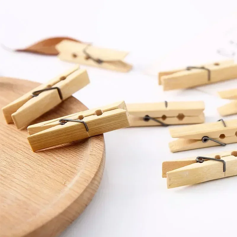 50pc Clothes Pins Wooden Clothespins 7.2cm Natural Wood Color Heavy Duty Wood Clips Hanging Clothes Outdoor Decorative Photos clothes pegs,photo clips