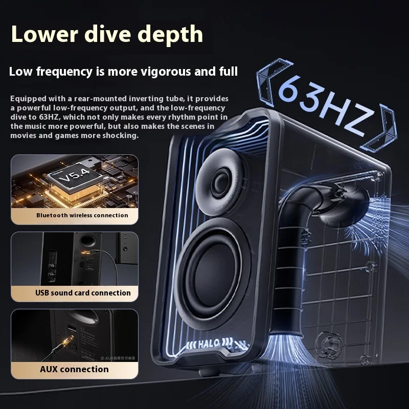 EDIFIER Halo 2.0 SE Bluetooth Speaker 2.0 Acoustic Architecture Active Home Gaming Esports Music subwoofer Speaker