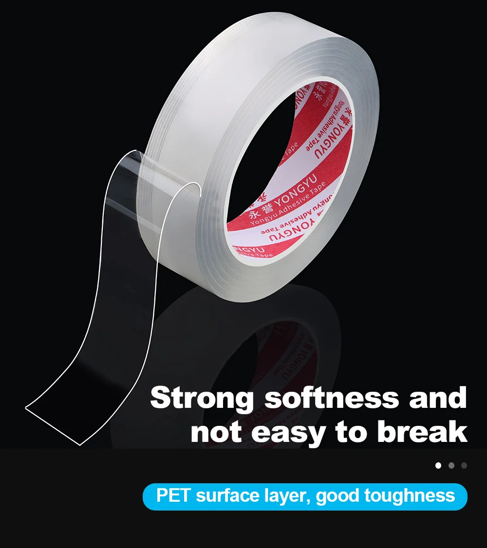 High Viscosity Single Sided Nano Tape Transparent Household Table Corner And Wall Anti-Collision Protection Door Frame Vehicle