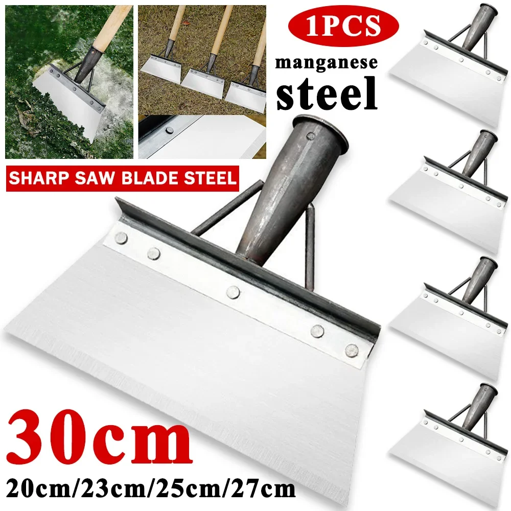 Garden Shovel Garden Tool Gardening Tool Set Portable Shovel Garden Trowel Steel Flat Shovel Multi-Functional Garden Scraper Shovel Rust Resistant Farm Weeding Planting for Digging in Garden Beds