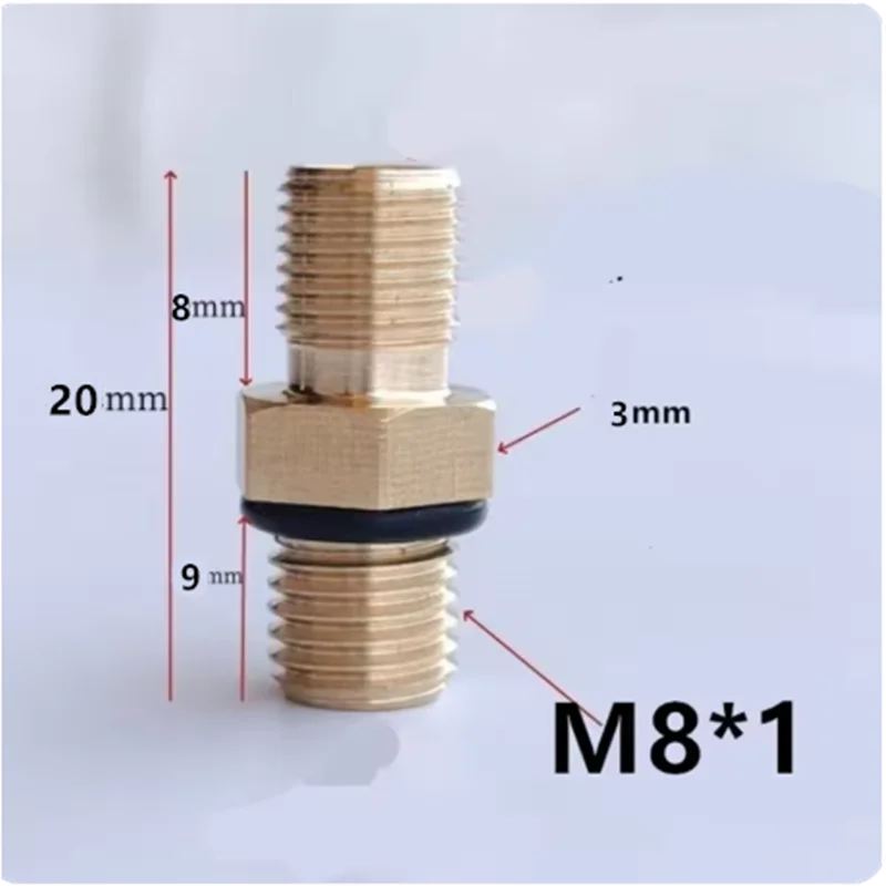 Brass Schrader Air Compressor Fill Valve with Dual NPT Options