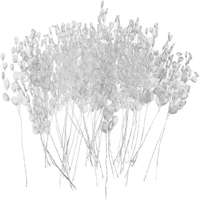 50 PCS 15cm White Crystal Bud Branches Artificial Flower Branches for