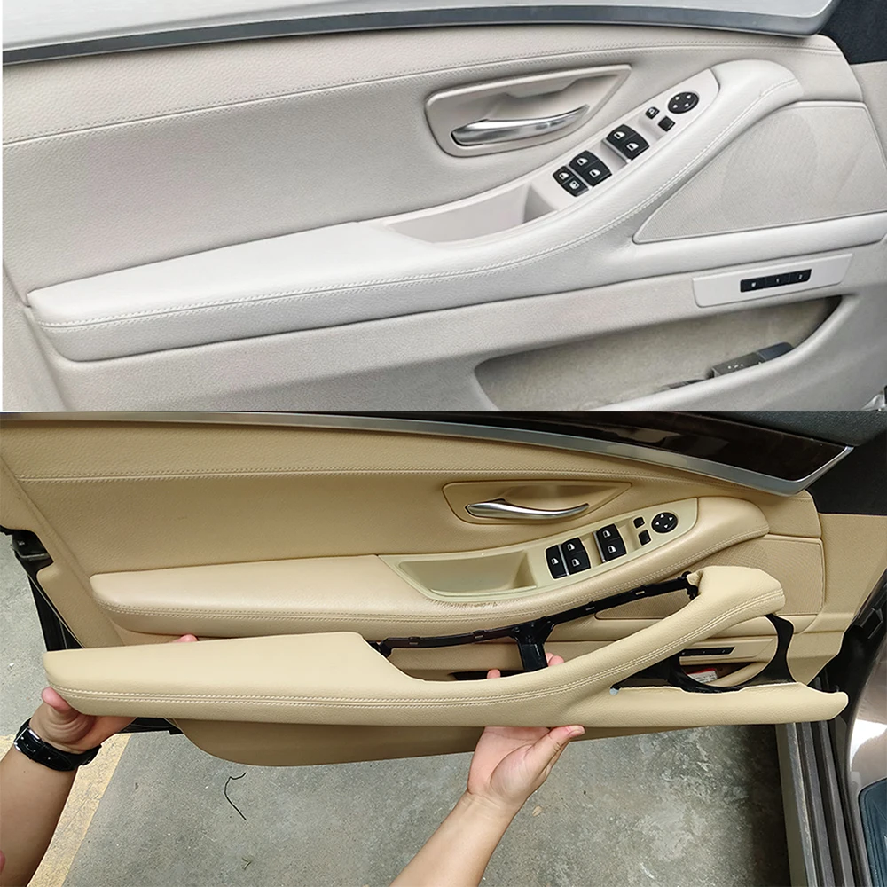LHD RHD Driver Side Door Armrest Leather Outer Frame Support 