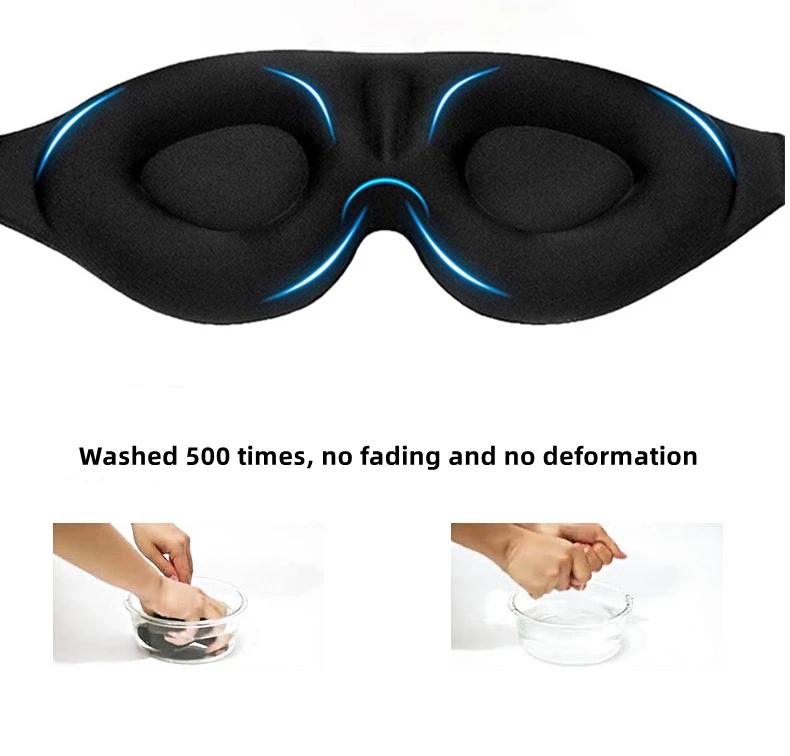 3D spánek maska přírodní spací oko maska kšiltem obal stín oko náplast ženy muži měkké přenosné zavázanýma cestovní eyepatch