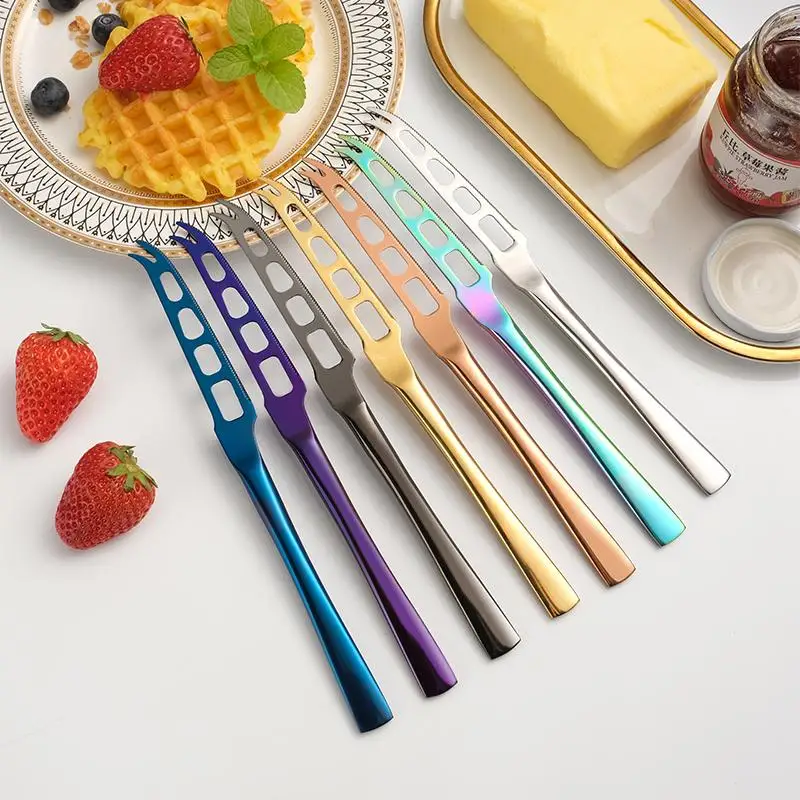 Butter Knife Cheese Knife Stainless Steel Butter Knife Cream Cutter Knife Bread Jam Cheese Spreaders Utensil Tools